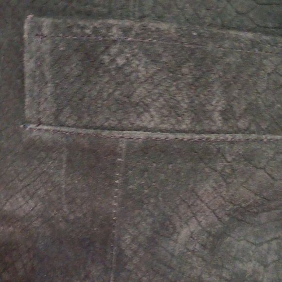 Bernardo Green Blazer Classic Cut Suede Large - Picture 6 of 9